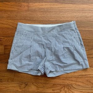 J. Crew EUC High waisted seersucker shorts